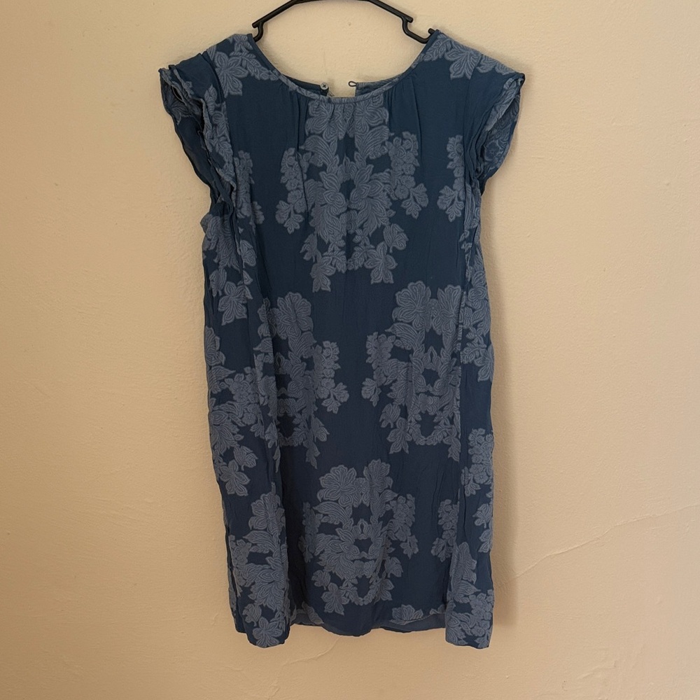 LOFT Blue Floral Dress